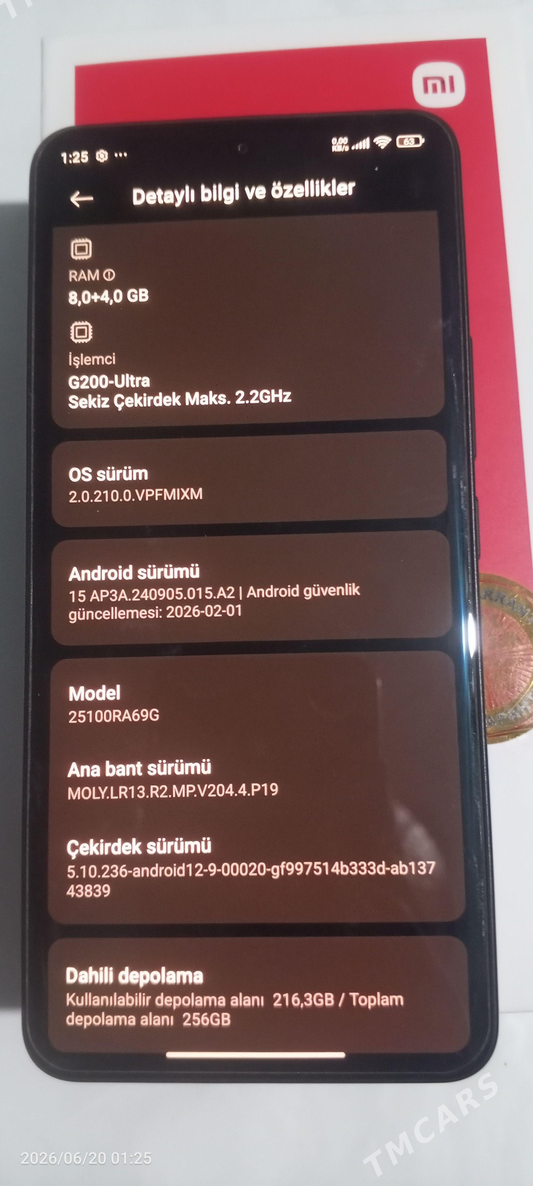 Redmi note 15 pro 256GB - Baýramaly - img 1