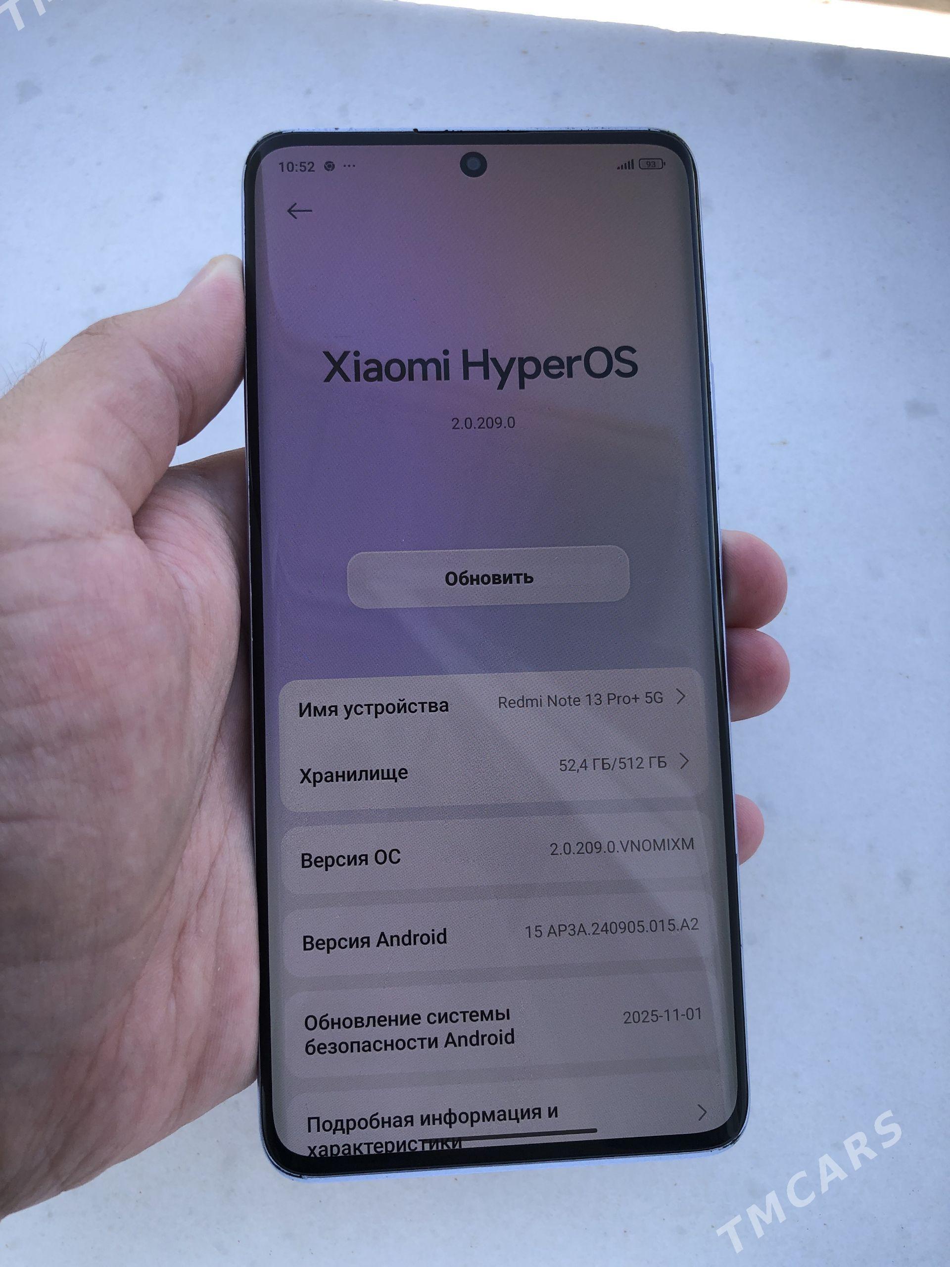 redmi note 13pro plus 12+6/512 - Ашхабад - img 1