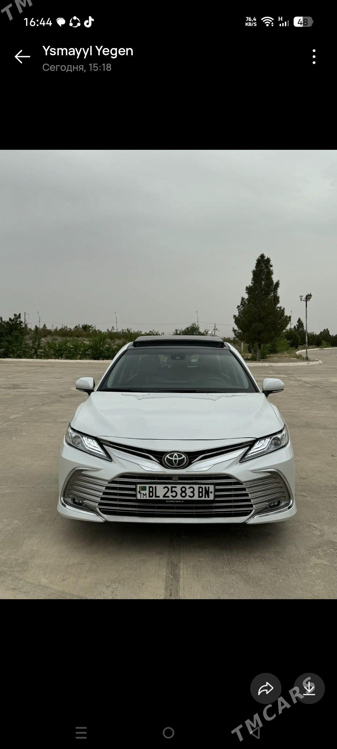Toyota Camry 2022 - 430 000 TMT - Балканабат - img 1