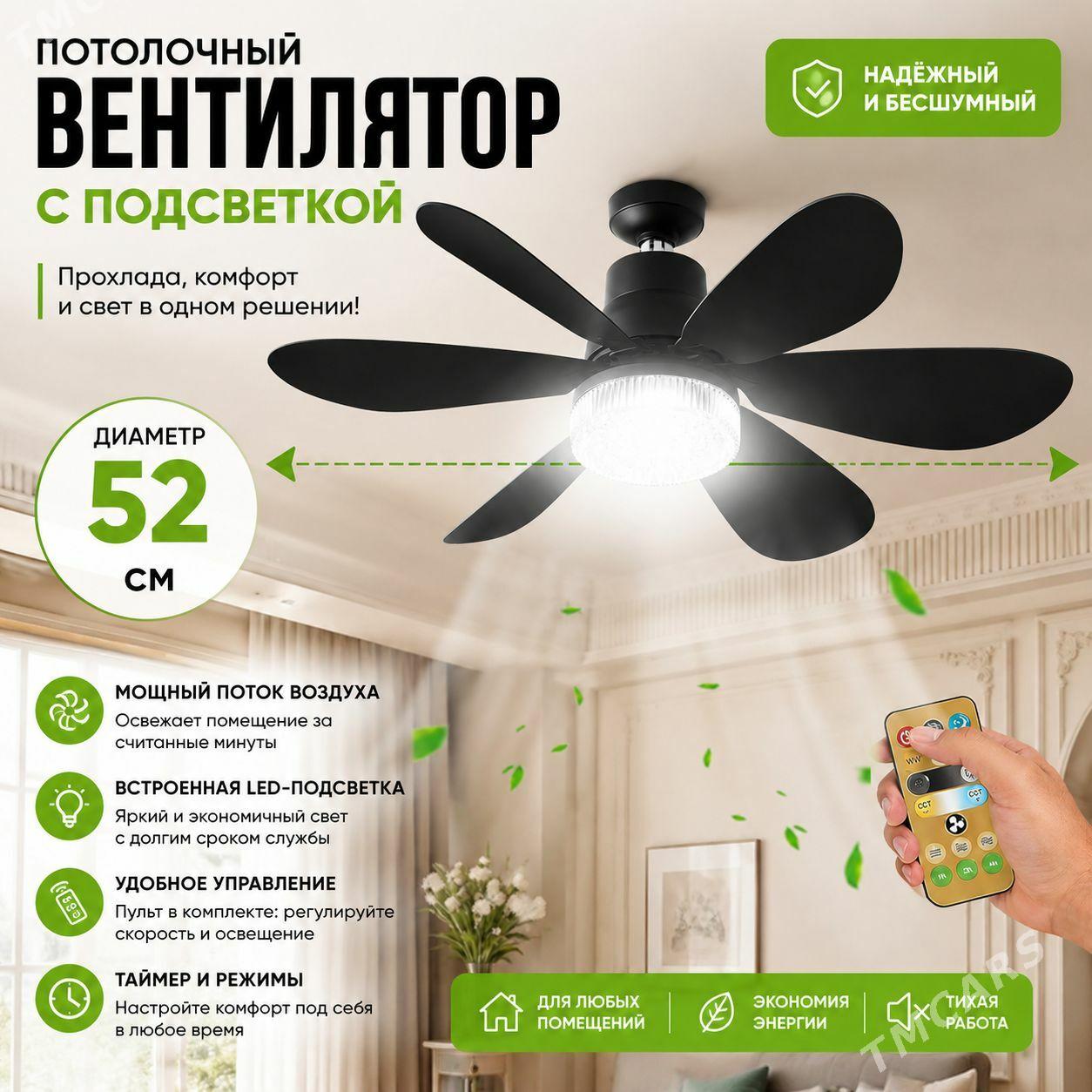 Вентилятор-Лампа - Aşgabat - img 1