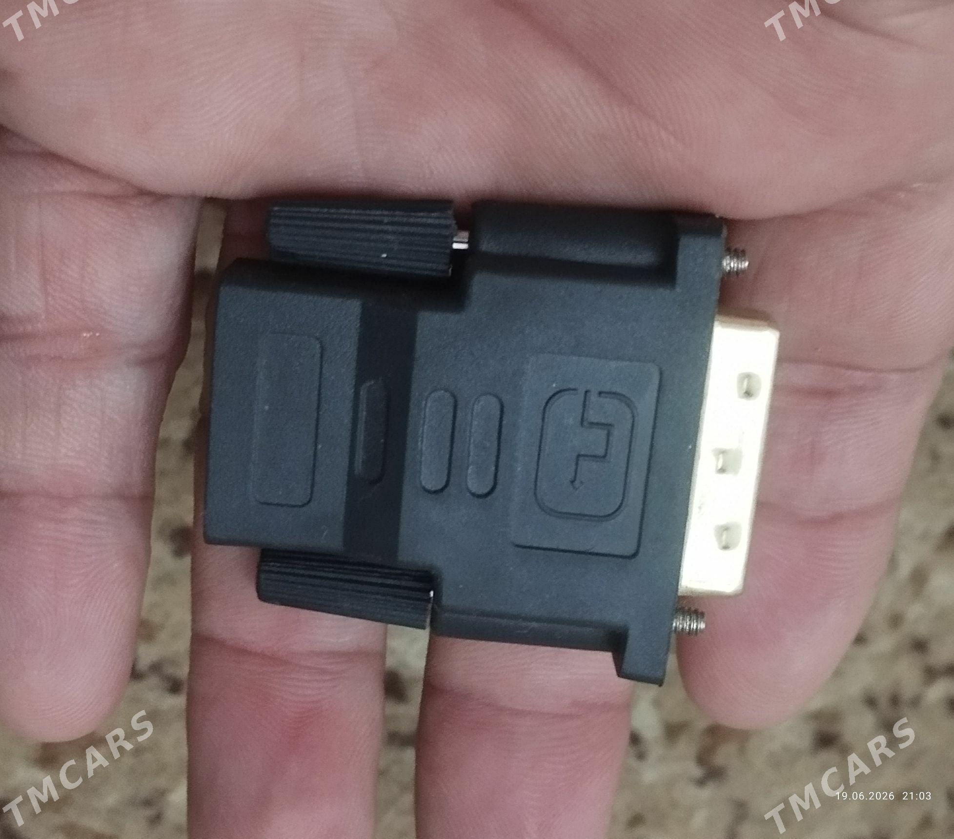 HDMI и DVI ПЕРЕХОДНИК - Türkmenabat - img 1