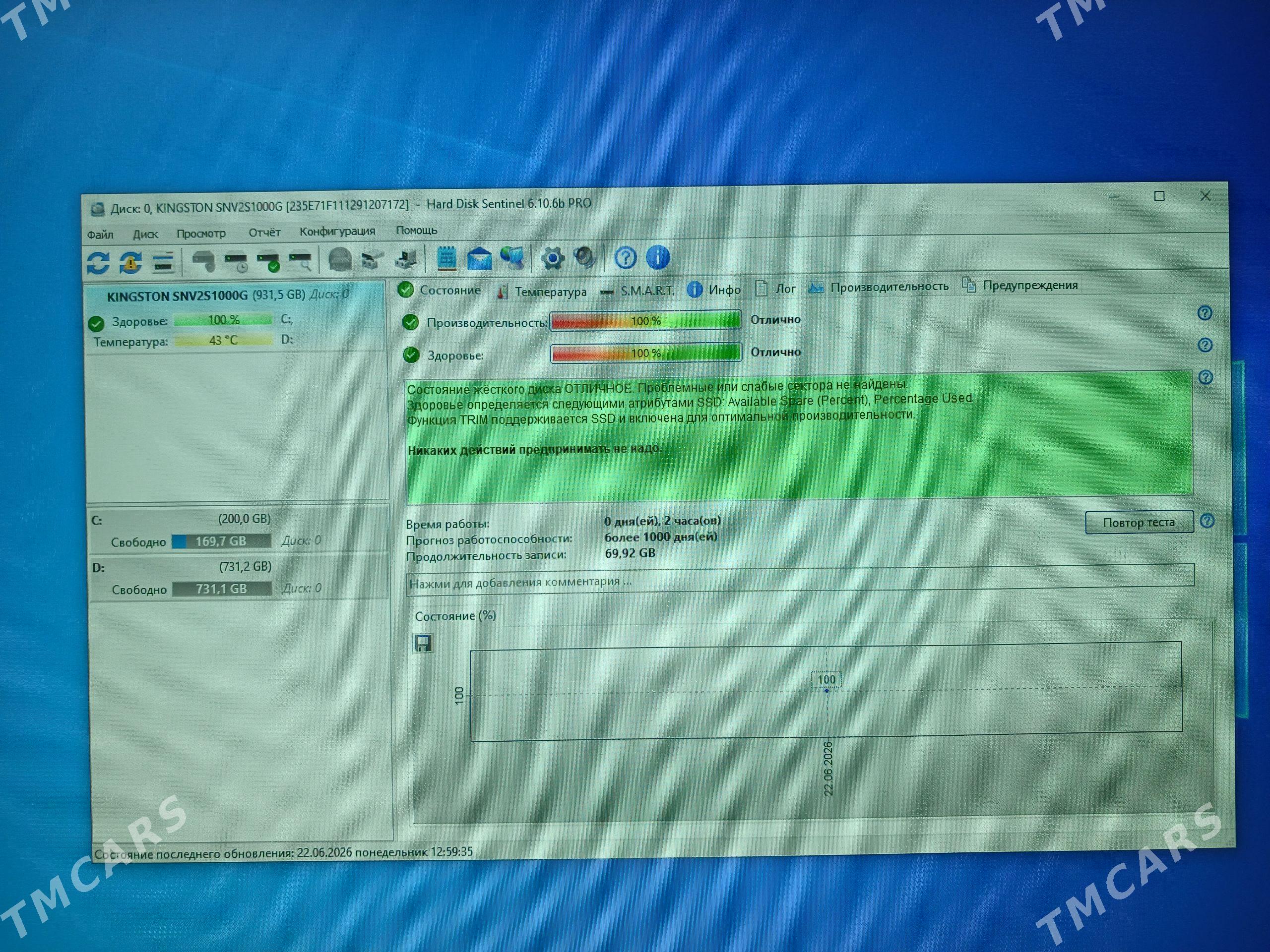 NVME 1TB SATLYK KINGSTON - Ашхабад - img 1
