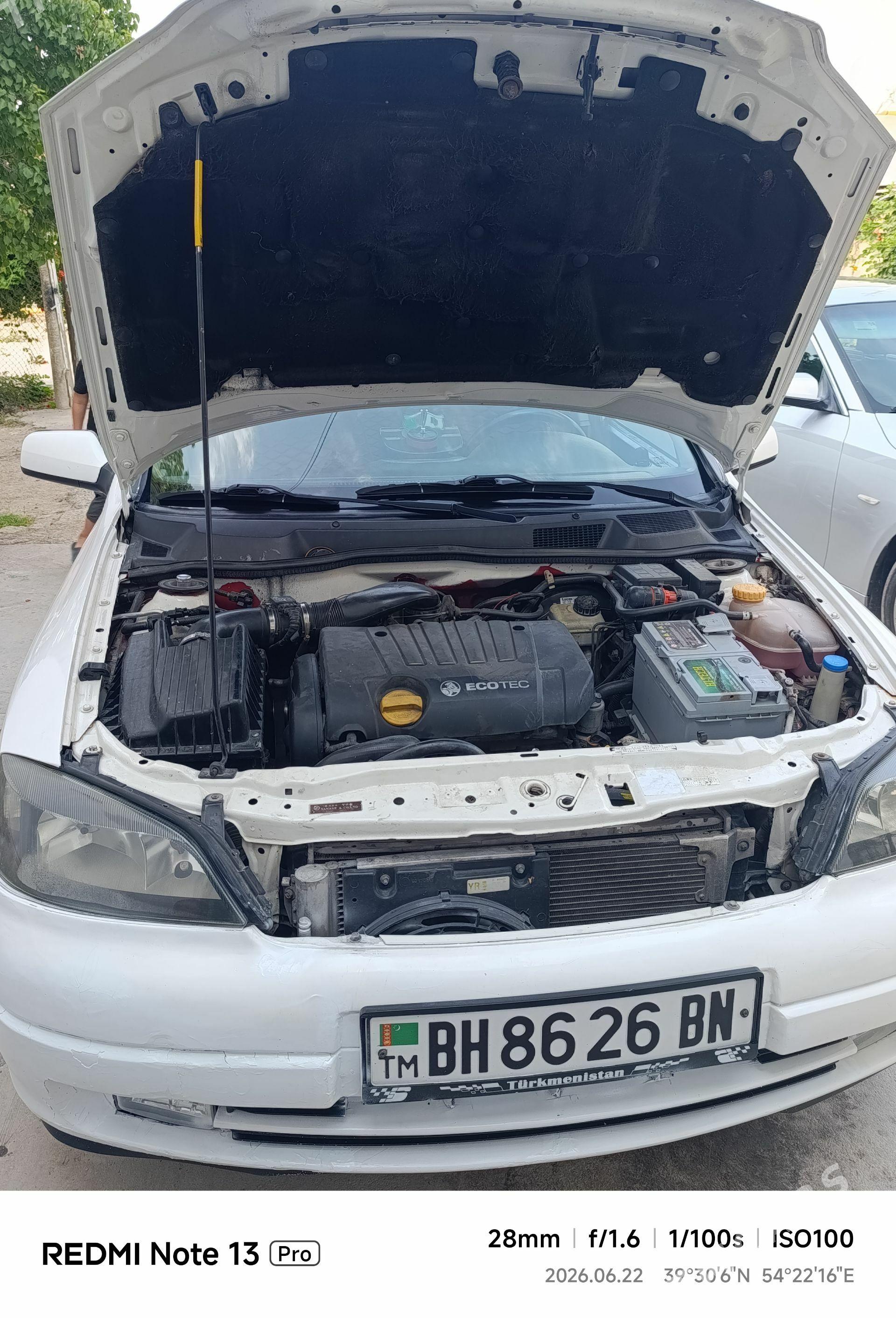 Opel Astra 1999 - 110 000 TMT - Балканабат - img 1