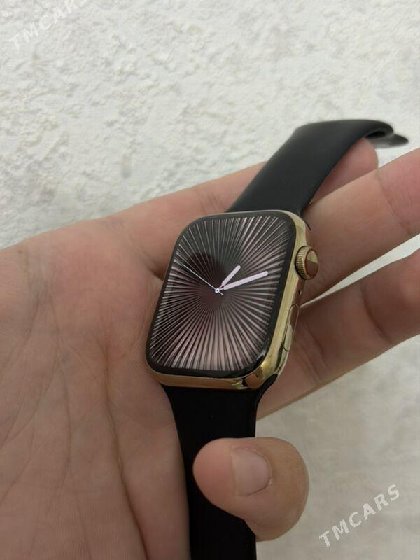 Apple Watch S7 Gold Stainless - Ашхабад - img 1