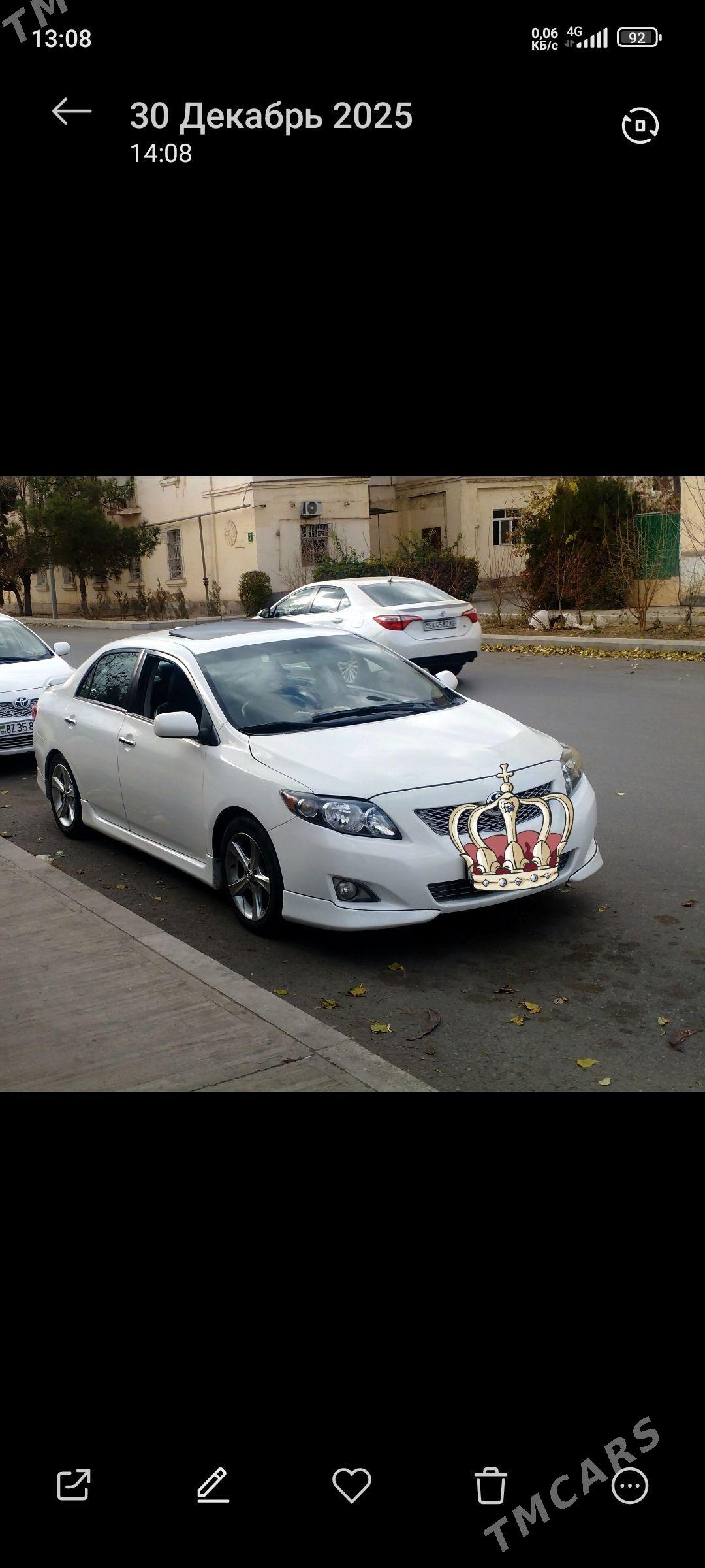 Toyota Corolla 2010 - 175 000 TMT - Анев - img 1