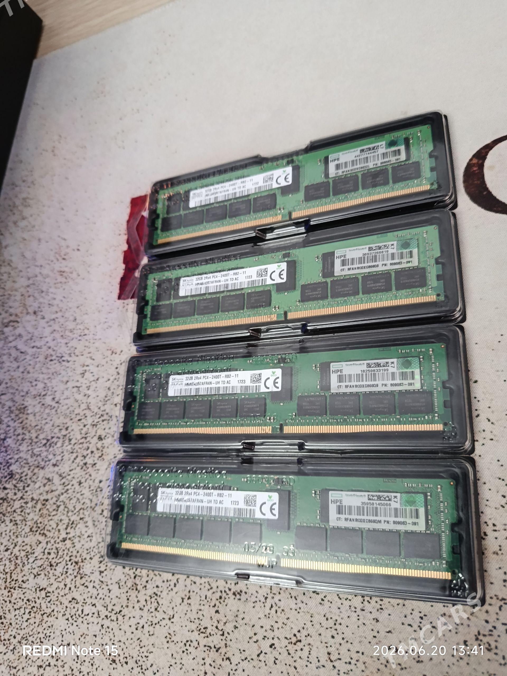 RAM ECC 32Gb x 4шт DDR4 - Aşgabat - img 1
