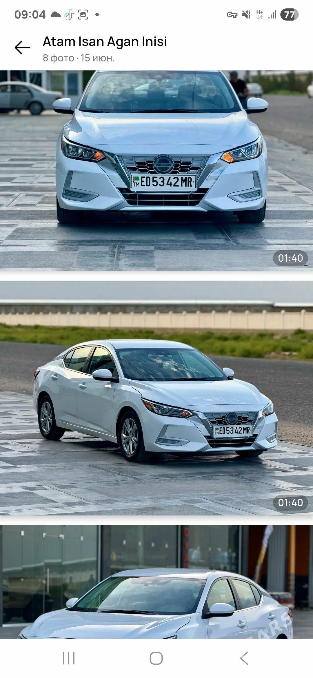 Nissan Sentra 2023 - 250 000 TMT - Сакарчага - img 1