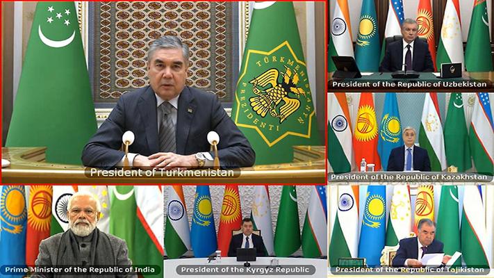 Туркменистан выдвинул ряд инициатив на саммите «Центральная Азия–Индия»