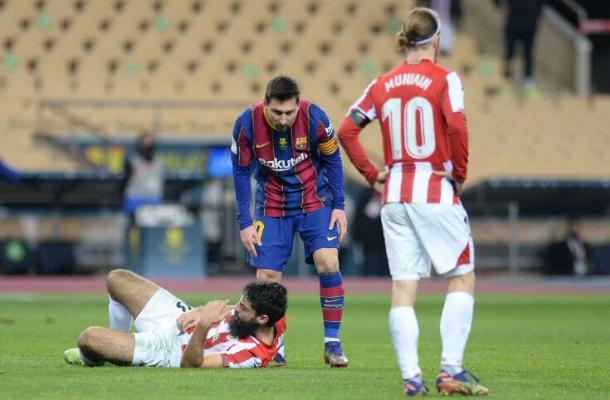 Messi 12 oýna çenli çetleşdirilip bilner