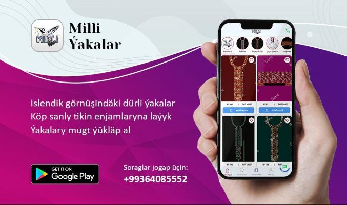 «Milli ýakadan» iň täze hem moda ýakalary mugt ýükläp alyň