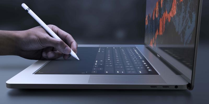 Apple goşa ekranly «MacBook» oýlap tapdy