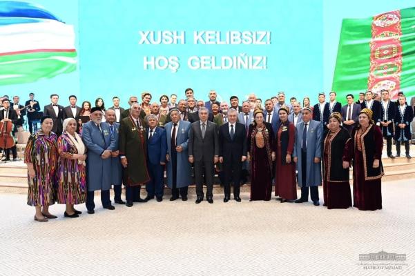 Представители туркменской диаспоры Узбекистана приняли участие на приеме в честь визита Бердымухамедова в Ташкент