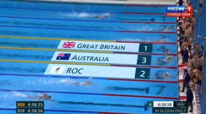 Британские пловцы стали чемпионами Олимпиады в эстафете 4x200 м вольным стилем