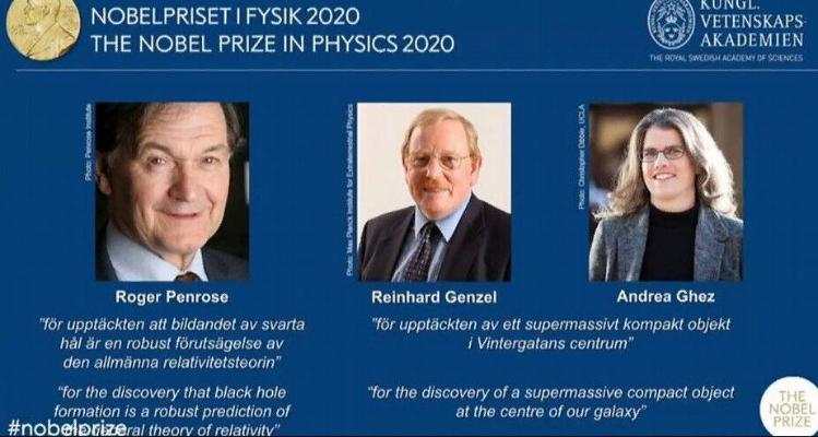 Fizika boýunça Nobel baýragy kosmos gözlegleri üçin berildi