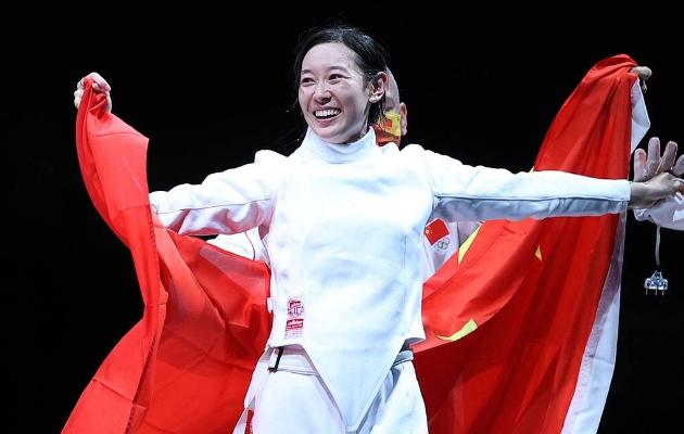 Китайская шпажистка Сунь Ивэнь завоевала золотую олимпийскую медаль