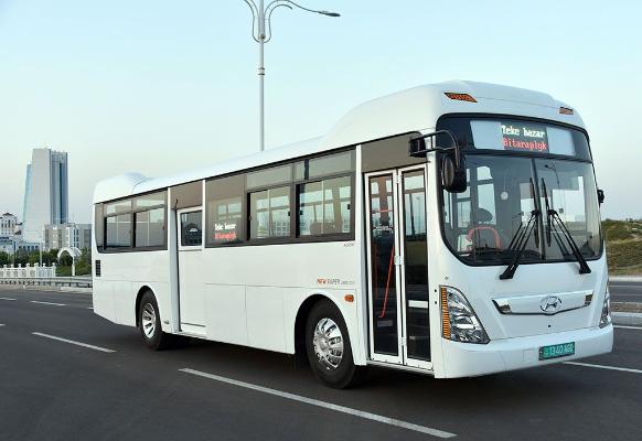 Aşgabatda 6 sany awtobus gatnawlaryna üýtgeşme girizildi