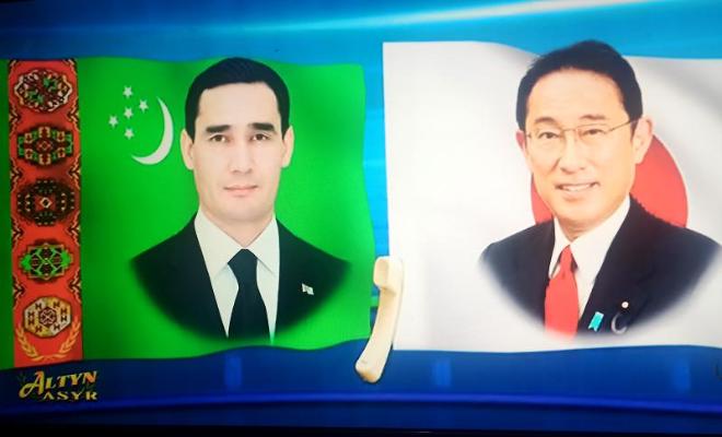 Türkmenistanyň Prezidenti Ýaponiýanyň Premýer-ministri bilen telefon arkaly gürleşdi