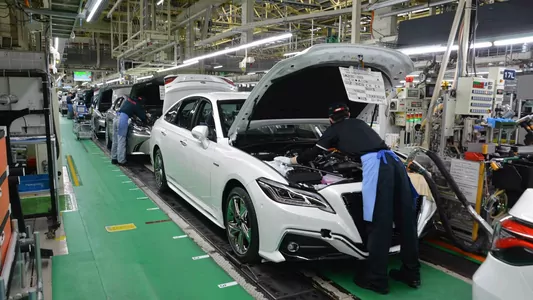 СМИ: остановка заводов Toyota в Японии повлияет на выпуск около 13 тыс. автомобилей