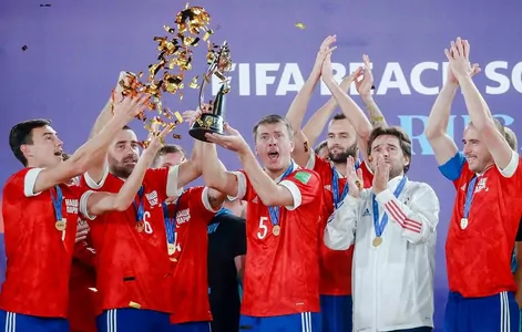 Сборная России выиграла чемпионат мира по пляжному футболу