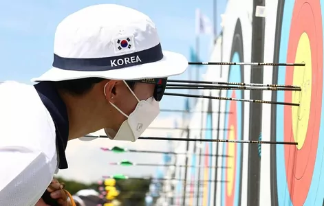 Южнокорейская лучница Ан установила олимпийский рекорд в квалификации