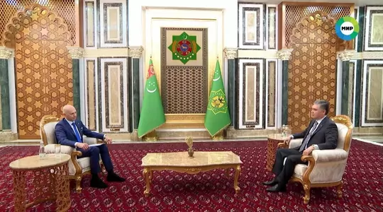 Türkmenistanyň Prezidenti «Mir» teleradiokompaniýasyna eksklýuziw interwýu berdi