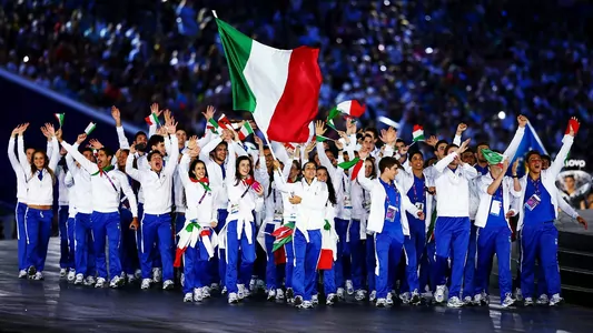 Italiýaly türgenler T­okiodaky Olimpiýa oýu­nlaryna baýdaksyz we ­gimnsiz çykyp bilerle­r