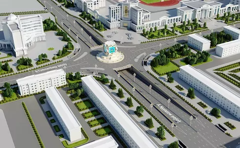 Aşgabadyň merkezinde täze awtomobil tuneli gurulýar