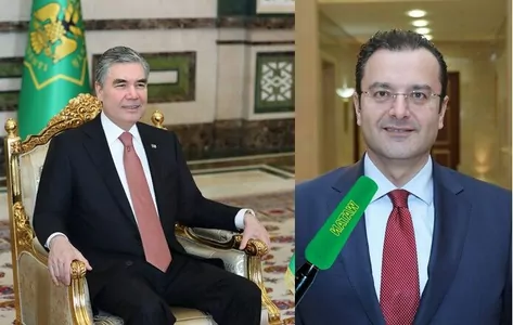 Türkmenistanyň Prezidenti Türkiýäniň täze bellenilen ilçisini kabul etdi