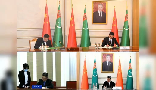 Türkmenistan we Hytaý 5 ýyllyk hyzmatdaşlyk Maksatnamasyny kabul etdi