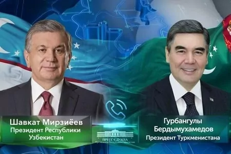 Президенты Туркменистана и Узбекистана обсудили по телефону приоритеты межгосударственного диалога