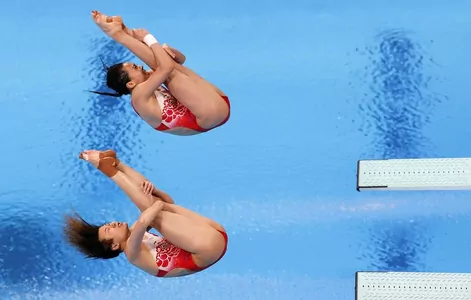 Китайская сборная одержала победу в синхронных прыжках с трамплина на Олимпиаде