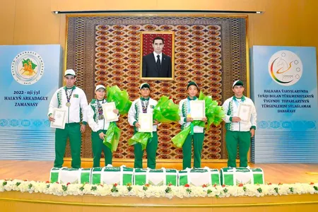 В Ашхабаде прошло чествование призёров Игр «Дети Азии» и исламской солидарности