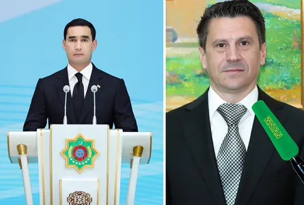 Serdar Berdimuhamedow Rumyniýanyň Türkmenistandaky täze ilçisi bilen duşuşdy