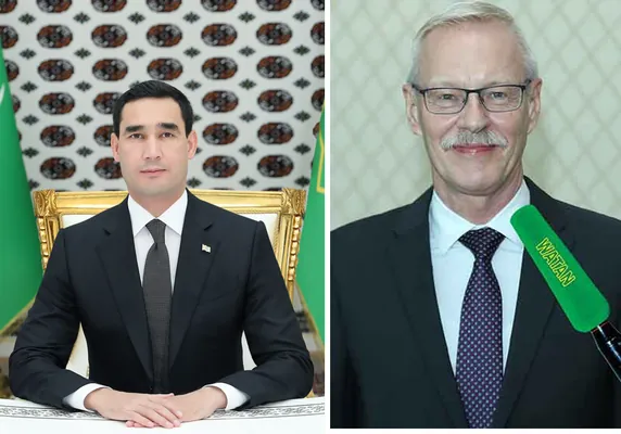Президент Туркменистана принял Чрезвычайного и Полномочного Посла ФРГ