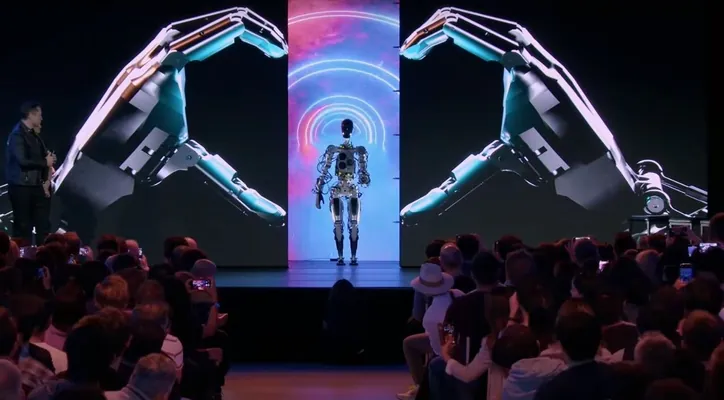 Ilon Mask adama meňzeş robotyň prototipini görkezdi