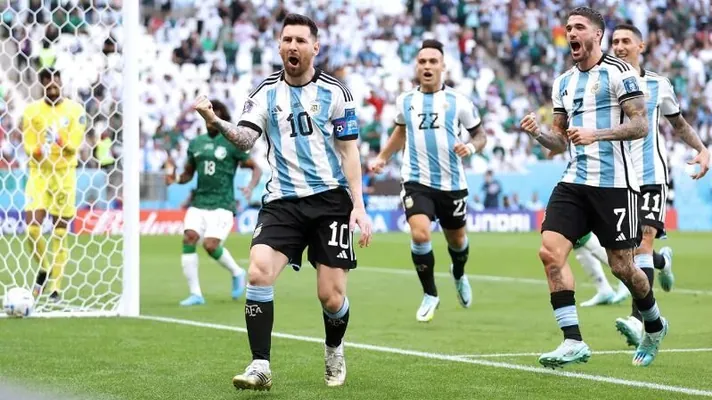 Messi taryhda dört dünýä çempionatynda gol geçiren ilkinji argentinaly oýunçy boldy