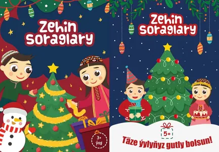 «Mahabat» müdirligi çagalar üçin «Zehin soraglary» žurnalynyň Täze ýyl sanyny çykardy