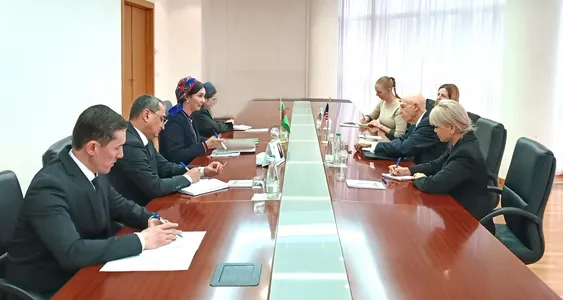 Новый замминистра МИД Туркменистана провела встречу с послом США Мэтью Климоу