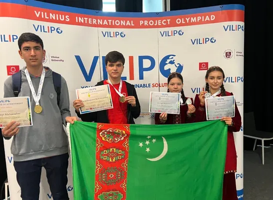 Türkmen okuwçylary Litwada geçen «VILIPO — 2023» olimpiadasynda 2 altyn, 2 kümüş medal gazandylar