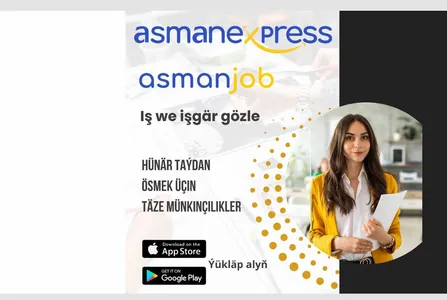 Asmanexpress Asmanjobs bölüminde internet arkaly hünär taýdan ösmek üçin täze mümkinçiligi hödürleýär