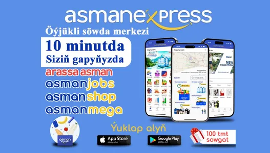 Asmanexpress — «jübiňizdäki» söwda merkez