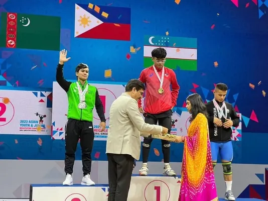 Спортсмены Туркменистана завоевали 25 медалей на чемпионате Азии по тяжелой атлетике в Индии