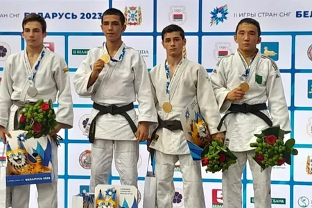 Туркменские дзюдоисты добыли две бронзовые медали на II Играх стран СНГ
