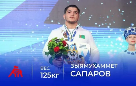 Туркменский борец добыл бронзовую медаль на II Играх стран СНГ