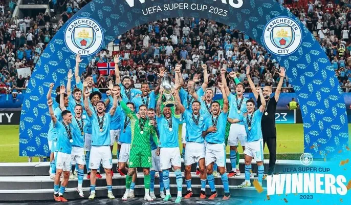 «Mançester Siti» «Sewilýany» ýeňip, ilkinji gezek UEFA-nyň Super kubogyny aldy