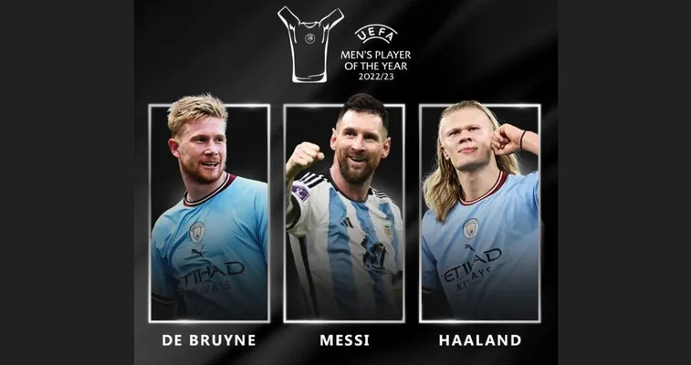 УЕФА назвал главных претендентов на премию лучшему игроку года