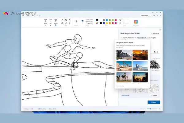 Microsoft добавит в Paint и другие программы Windows функции искусственного интеллекта