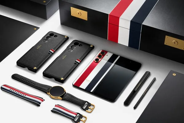 Samsung представила люксовый смартфон Galaxy Z Fold 5 и часы Thom Browne Edition