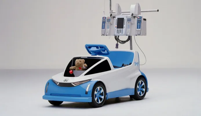 Honda разработала электромобиль для детей, лежащих в больницах