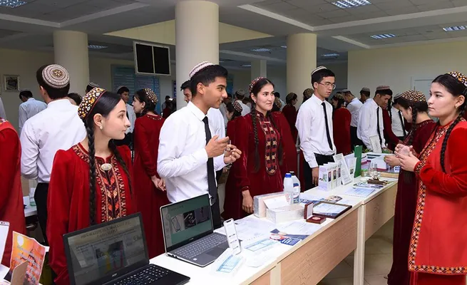 Türkmenistanda talyplar üçin alty ders olimpiadasy geçiriler